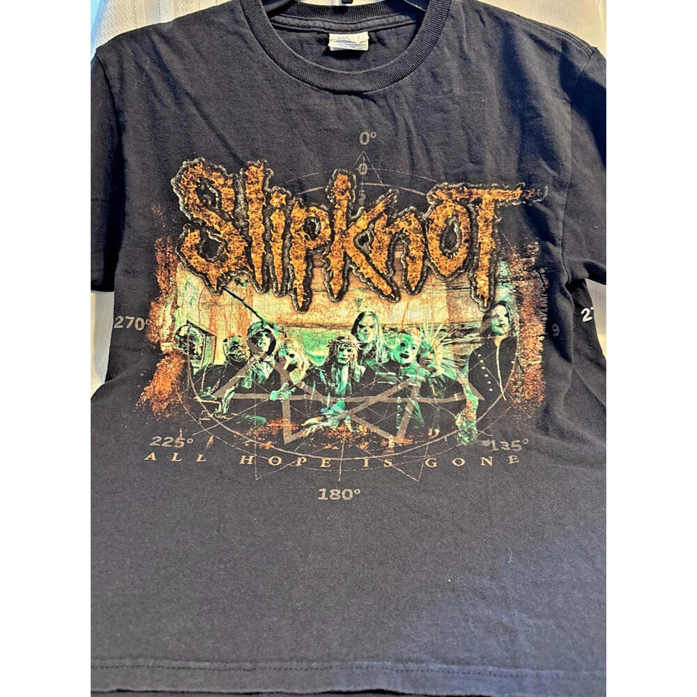 Slipknot 2009 Concert Black T-Shirt All Hope Is Gone Size Adult Small